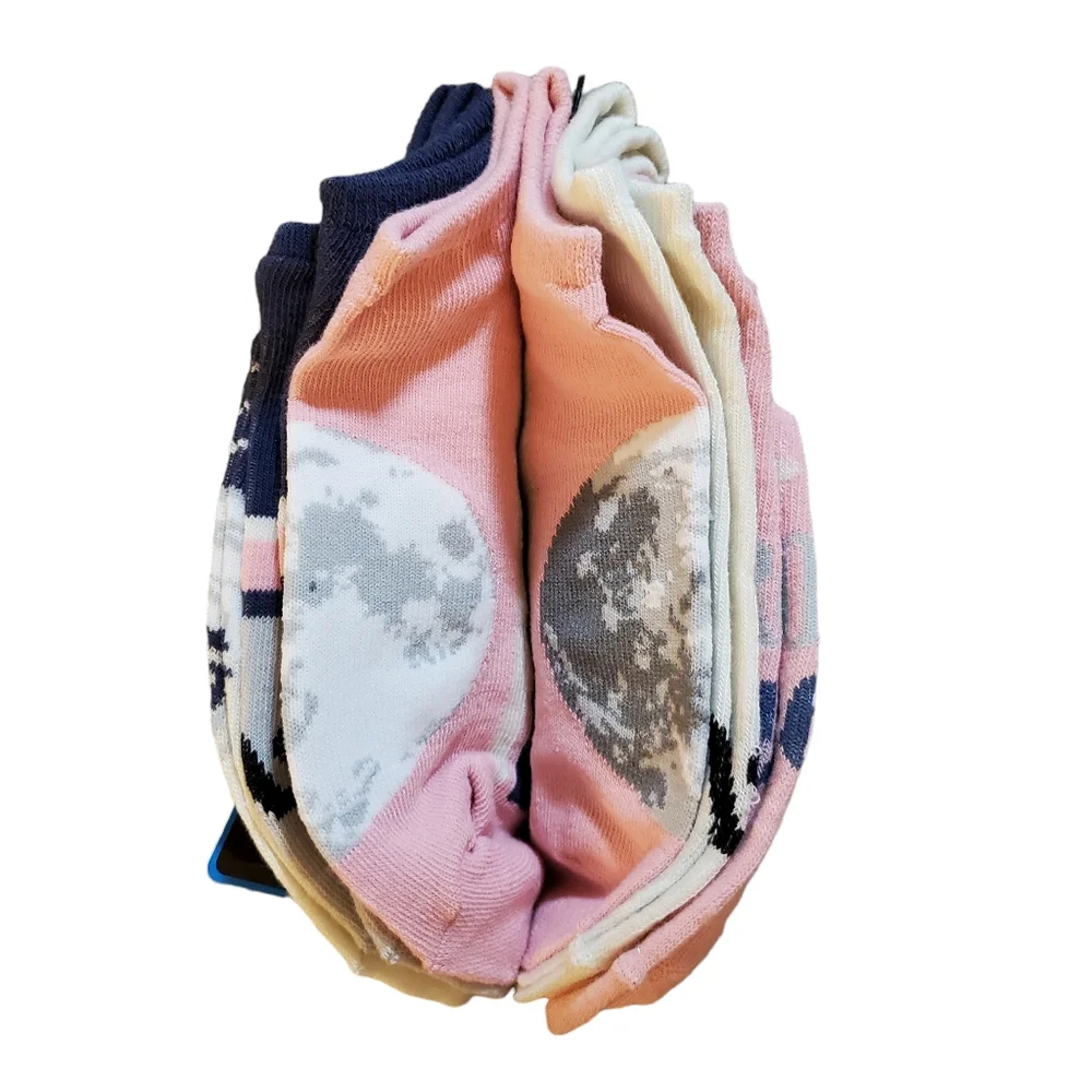 Nasa‎ Moon Socks No Show 5 Pairs